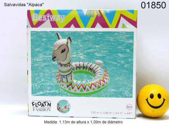 Imagen de SALVAVIDAS ALPACA 113X109CM 12.24